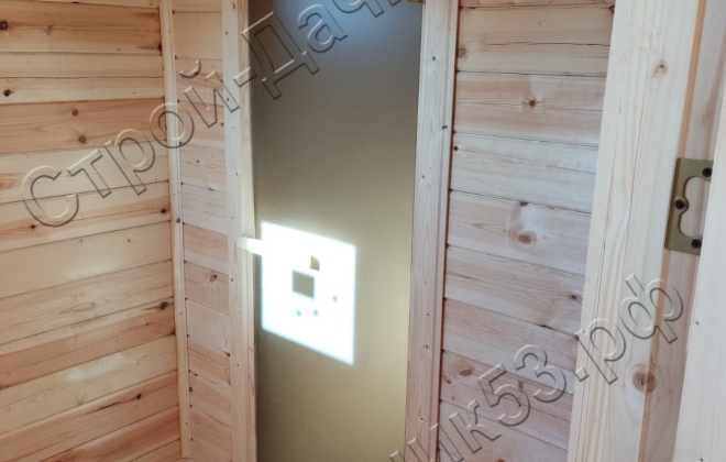 4 Брусовая баня Б-18, 6х4м, 24М²,  Ленинградская область, Гатчинский район, КП Графская Славянка (11)